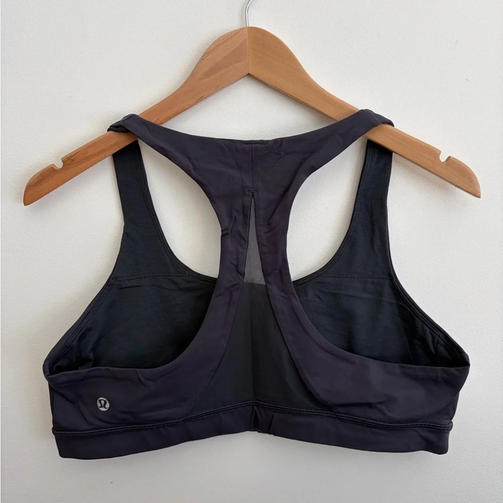Lululemon Charcoal Grey Sports Bra - Picture 2 of 4